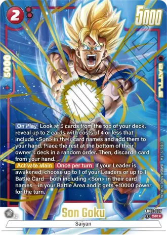 Son Goku (Alternative Art) FB08-007 — Saiyan's Pride (FB08)