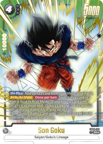 Son Goku (Alternative Art) FB08-100 — Saiyan's Pride (FB08)