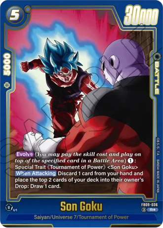 Son Goku (Alternative Art) FB09-036 — Dual Evolution (FB09)
