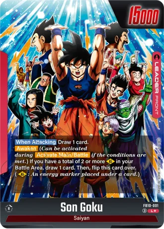 Son Goku (Alternative Art) FB10-001 — Cross Force (FB10)