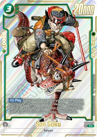 Son Goku (Alternative Art) SB01-023 — Manga Booster 01 (SB01)