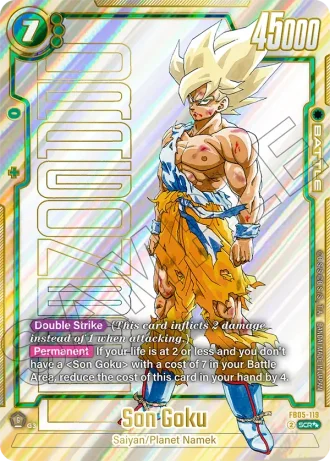 Son Goku (Alternative Art) SB01-119 — Manga Booster 01 (SB01)