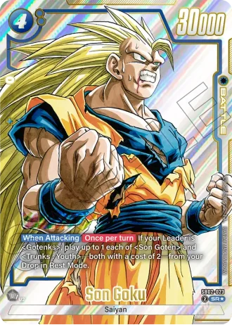 Son Goku (Alternative Art) SB02-023 — Manga Booster 02 (SB02)