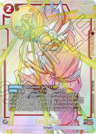 Son Goku (Alternative Art) ST01-004 — Story Booster 01 (ST01)