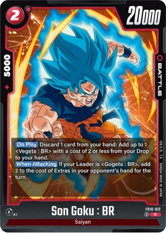 Son Goku : BR FB10-012 — Cross Force (FB10)