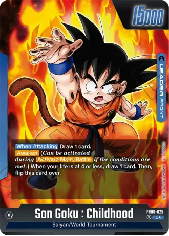 Son Goku : Childhood (Alternative Art) FB06-025 — Rivals Clash (FB06)