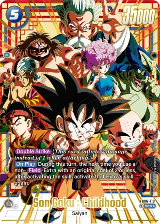 Son Goku : Childhood (Alternative Art) FB06-119 — Rivals Clash (FB06)