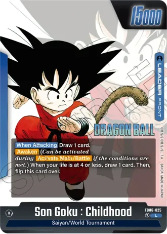 Son Goku : Childhood  SB01-025 — Manga Booster 01 (SB01)