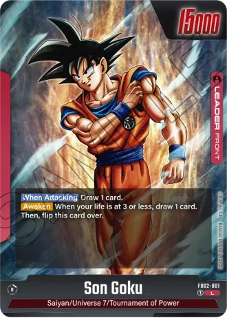 Son Goku  FB02-001 — Blazing Aura (FB02)