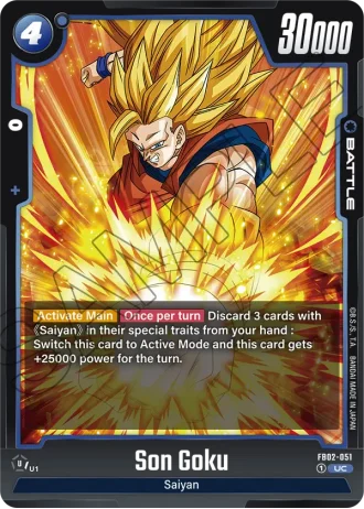 Son Goku  FB02-051 — Blazing Aura (FB02)