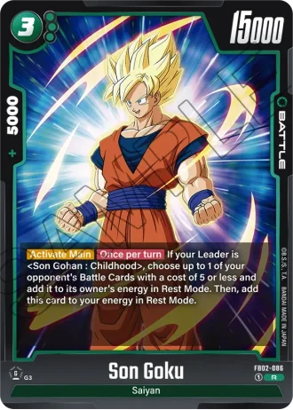 Son Goku  FB02-086 — Blazing Aura (FB02)