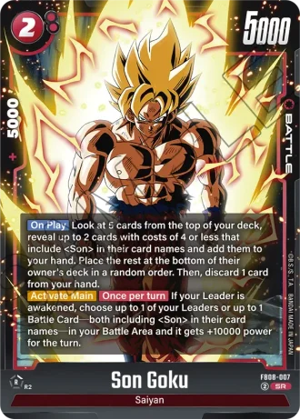 Son Goku  FB08-007 — Saiyan's Pride (FB08)