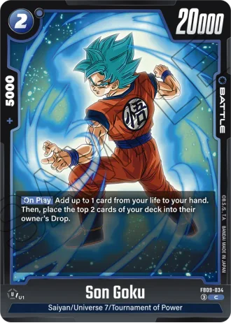 Son Goku  FB09-034 — Dual Evolution (FB09)