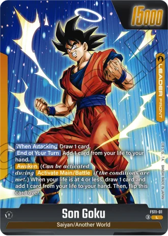 Son Goku  FS11-01 — Starter Deck EX: The Phase of Evolution (FS11)