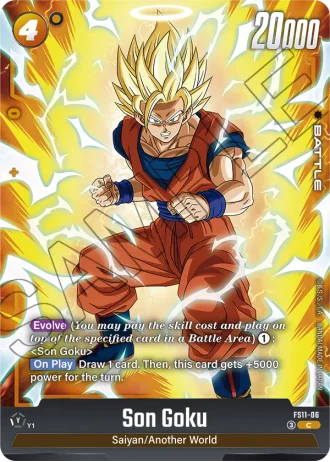 Son Goku  FS11-06 — Starter Deck EX: The Phase of Evolution (FS11)