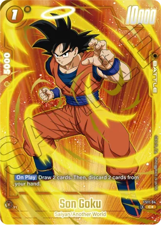Son Goku (Gold) FS11-04 — Starter Deck EX: The Phase of Evolution (FS11)