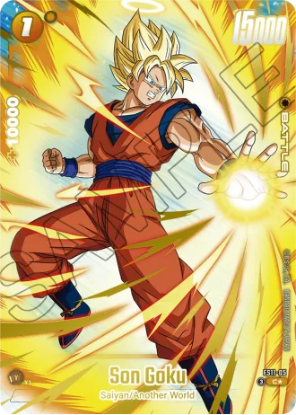Son Goku (Gold) FS11-05 — Starter Deck EX: The Phase of Evolution (FS11)