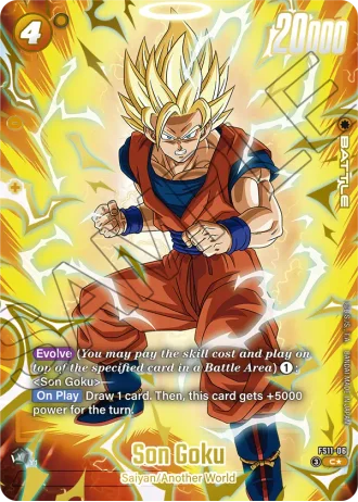 Son Goku (Gold) FS11-06 — Starter Deck EX: The Phase of Evolution (FS11)