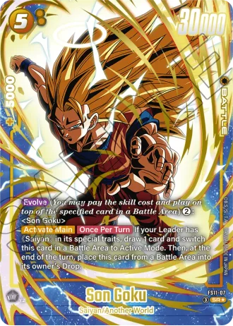 Son Goku (Gold) FS11-07 — Starter Deck EX: The Phase of Evolution (FS11)