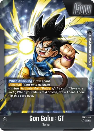 Son Goku : GT (Alternative Art) FB03-104 — Raging Roar (FB03)