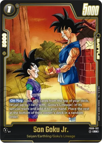 Son Goku Jr. (Alternative Art) FB08-102 — Saiyan's Pride (FB08)