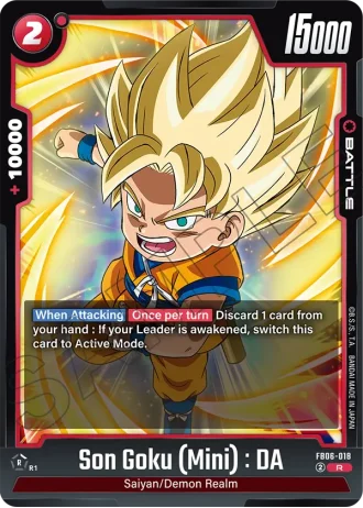 Son Goku (Mini) : DA FB06-018 — Rivals Clash (FB06)