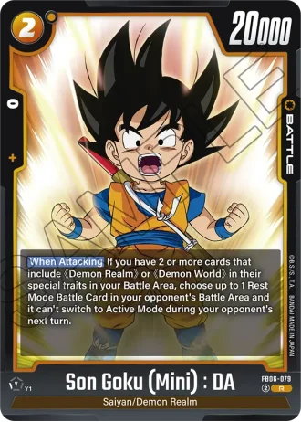 Son Goku (Mini) : DA FB06-079 — Rivals Clash (FB06)