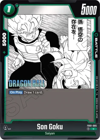 Son Goku  SB01-085 — Manga Booster 01 (SB01)
