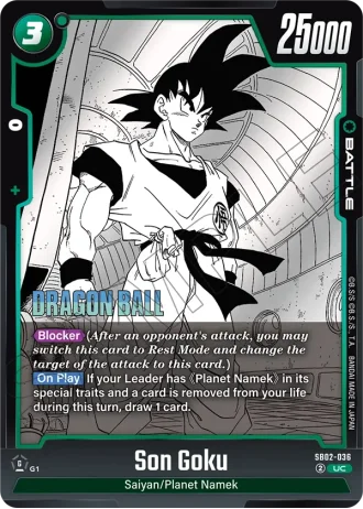 Son Goku  SB02-036 — Manga Booster 02 (SB02)