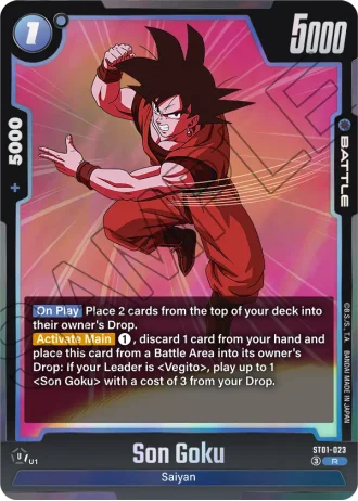 Son Goku ST01-023 — Story Booster 01 (ST01)