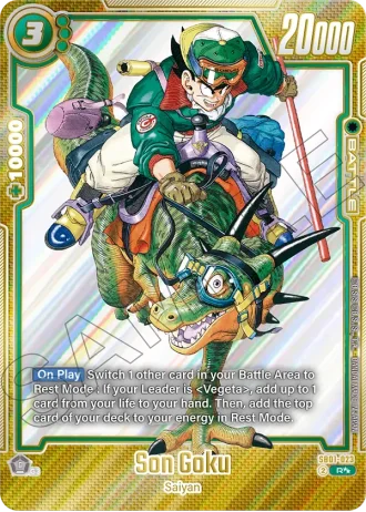 Son Goku (Super Alternative Art) SB01-023 — Manga Booster 01 (SB01)