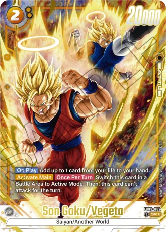 Son Goku/Vegeta (Alternative Art) FB09-082 — Dual Evolution (FB09)