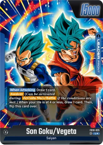 Son Goku/Vegeta (Alternative Art) FB10-025 — Cross Force (FB10)