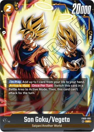 Son Goku/Vegeta  FB09-082 — Dual Evolution (FB09)