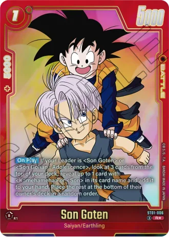 Son Goten (Alternative Art) ST01-006 — Story Booster 01 (ST01)