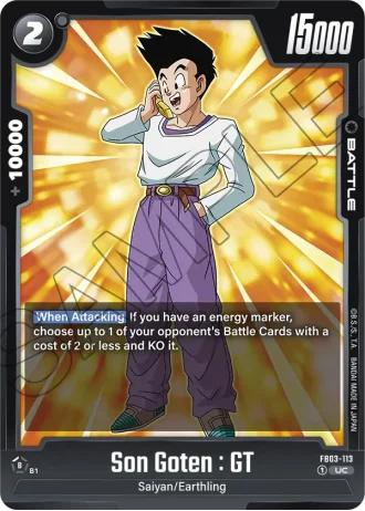 Son Goten : GT  FB03-113 — Raging Roar (FB03)