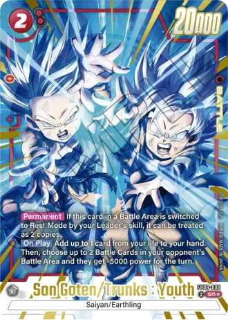 Son Goten/Trunks : Youth (Alternative Art) FB08-009 — Saiyan's Pride (FB08)