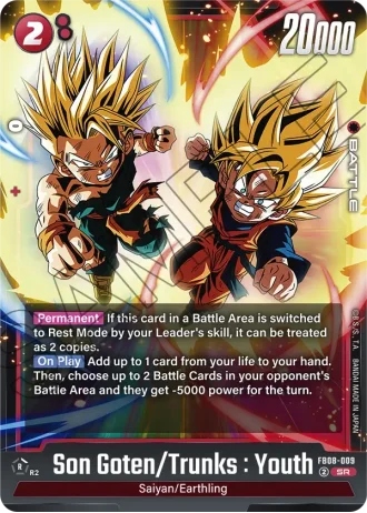 Son Goten/Trunks : Youth  FB08-009 — Saiyan's Pride (FB08)