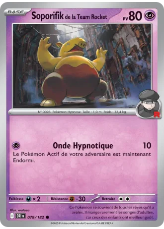 Soporifik de la Team Rocket #079/182 — Rivalités Destinées