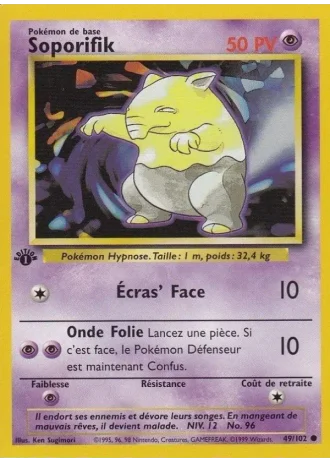 Soporifik (première édition) #49/102 — Set de Base (1ère Édition)