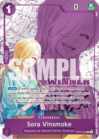 Sora Vinsmoke (OP12-062) (Alternative Art) — PROMO