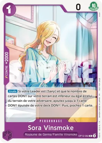 Sora Vinsmoke (OP12-062) (Alternative Art) — PROMO