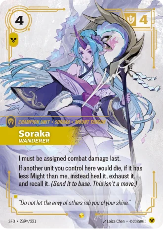 Soraka, Wanderer #239*/221 — Spiritforged