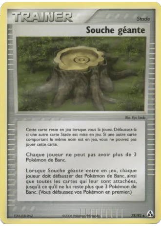 Souche géante #75/92 — EX Créateurs de légendes