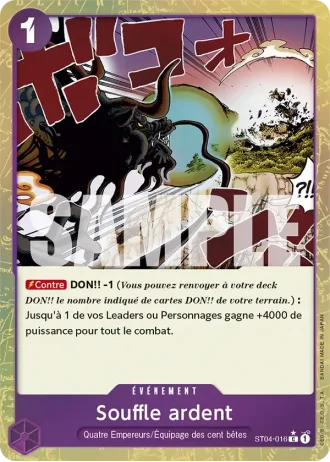 Souffle ardent (ST04-016) (Reprint) — ONE PIECE CARD THE BEST (PRB01)