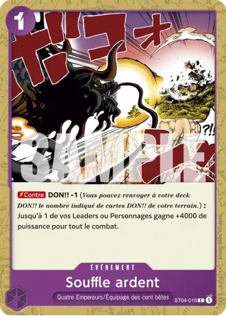 Souffle ardent (ST04-016) (Textured Foil) — ONE PIECE CARD THE BEST (PRB01)