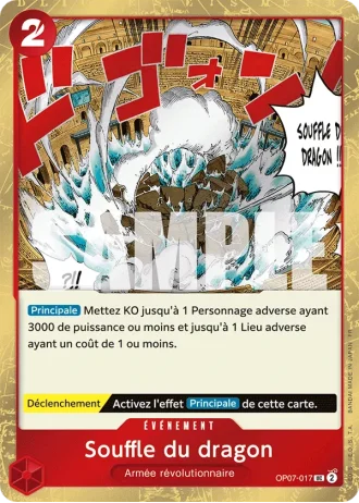 Souffle du dragon (OP07-017) (Reprint) — ONE PIECE CARD THE BEST vol.2 (PRB02)