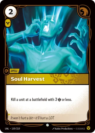 Soul Harvest #159/219 — Unleashed