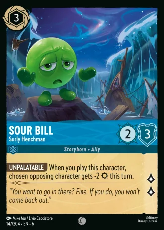 Sour Bill - Surly Henchman #147/204 — Azurite Sea