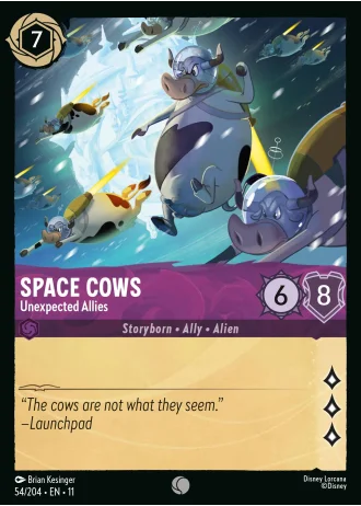 Space Cows - Unexpected Allies #54/204 — Winterspell
